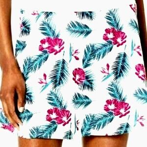 PUMA Womens XL Golf Pickleball Tennis Powershape White Pink Tropical Skort Skirt